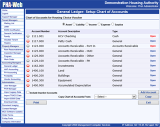 Hud Chart Of Accounts